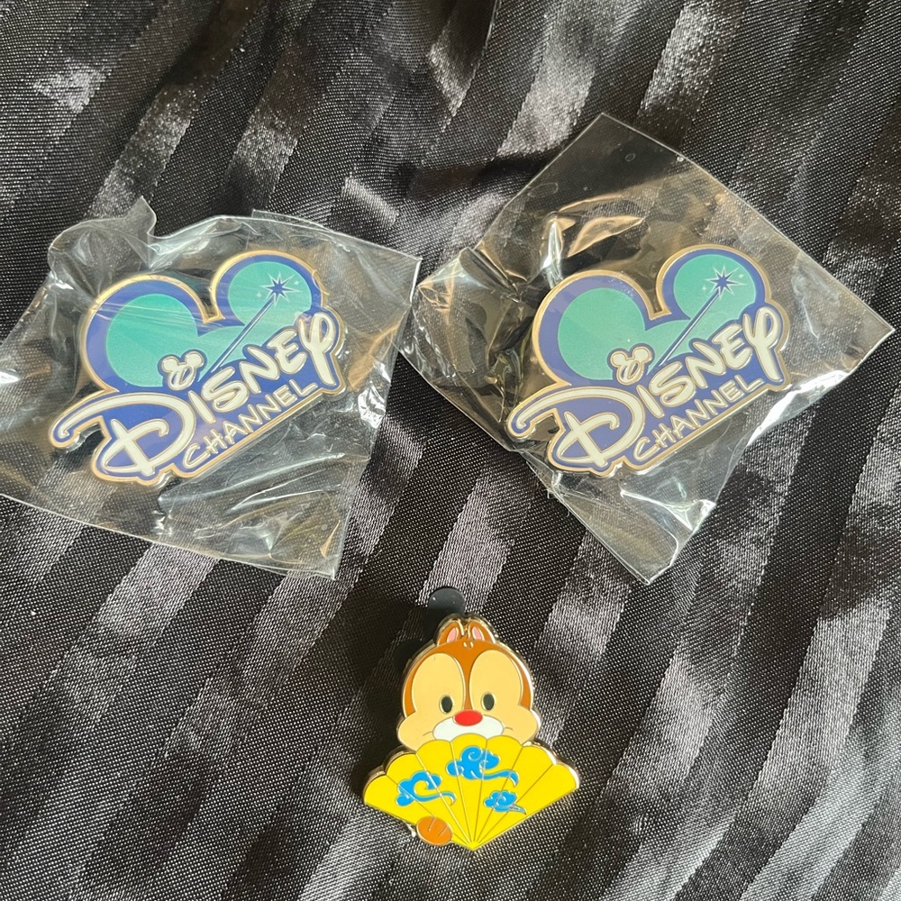 Disney Channel and Dale Pins Set of 3